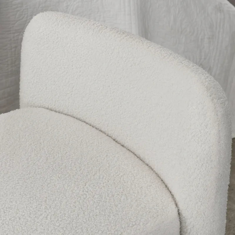 Gepolsterte Polyesterbank mit H-Gestell und modernem Design