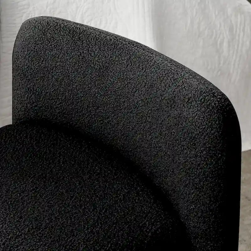 Gepolsterte Polyesterbank mit H-Gestell und modernem Design