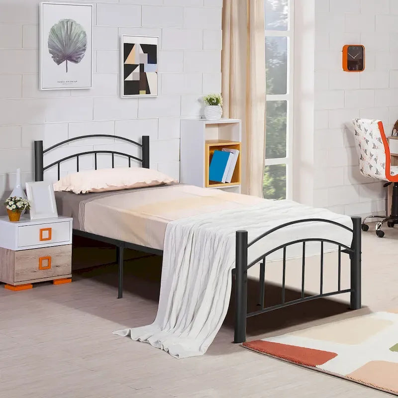 Metall-Plattformbettgestell, erhältlich in Twin-, Full- und Queen-Size