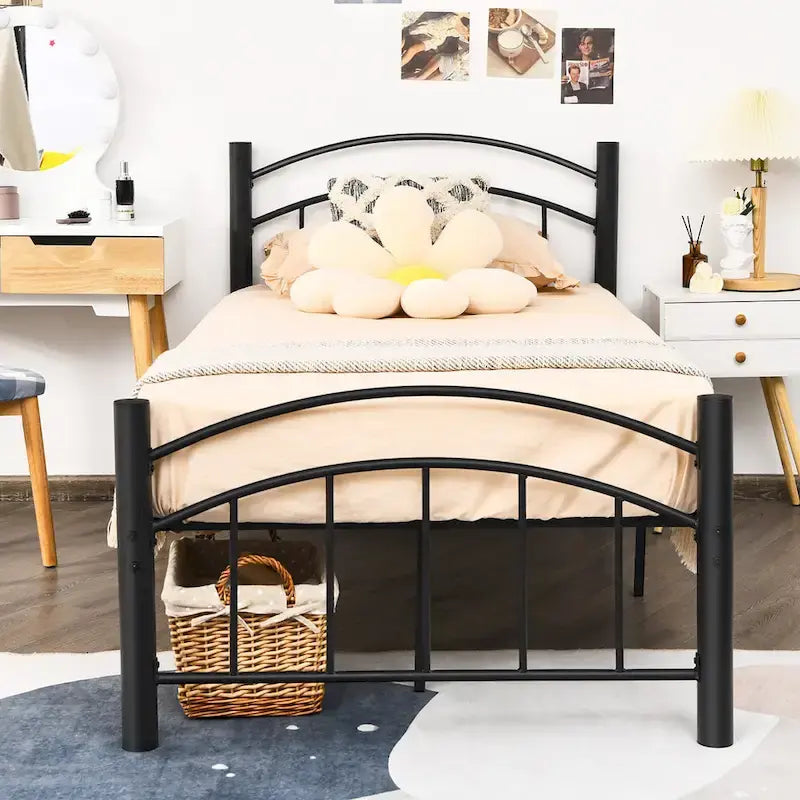 Metall-Plattformbettgestell, erhältlich in Twin-, Full- und Queen-Size