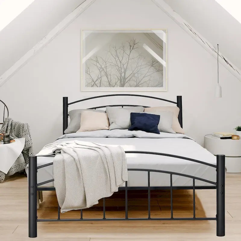 Metall-Plattformbettgestell, erhältlich in Twin-, Full- und Queen-Size