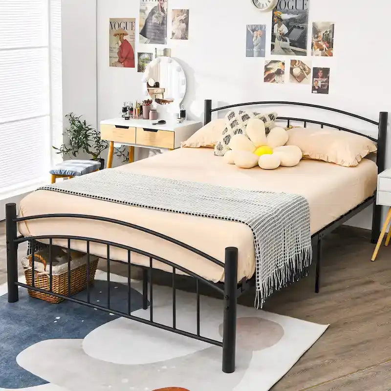 Metall-Plattformbettgestell, erhältlich in Twin-, Full- und Queen-Size
