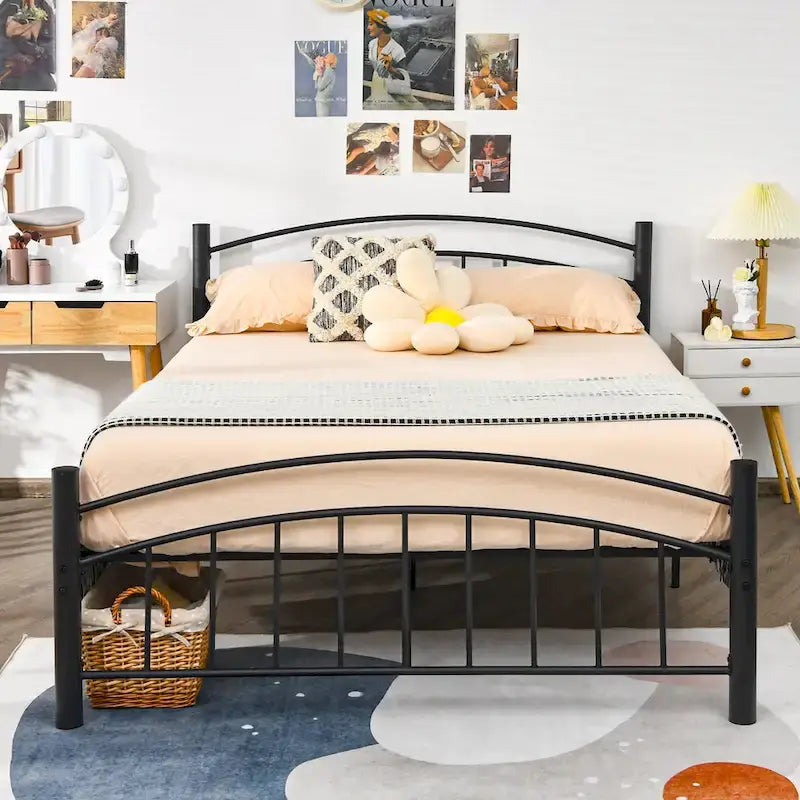 Metall-Plattformbettgestell, erhältlich in Twin-, Full- und Queen-Size