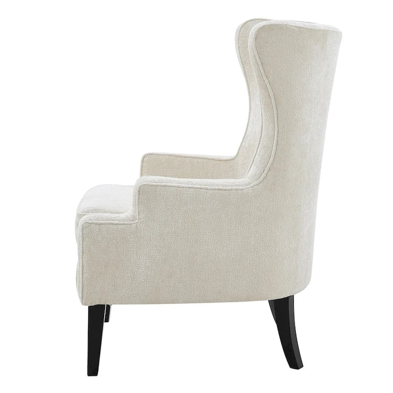 Fabric Wing Back Accent Arm Chair