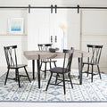 Mid-Century Industrial Rustic Dining Table, 59 x 35 x 30 Inches